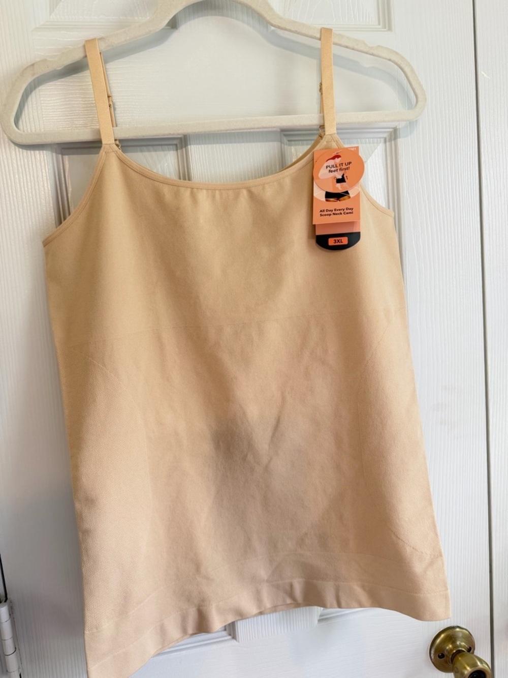 Shapermint Essentials Scoop Neck Shapewear Cami 3XL Nude NWT Smoothing Tank
